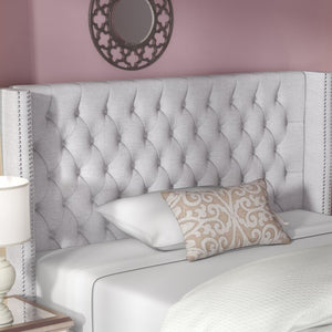 Candice Upholstered Wingback Headboard