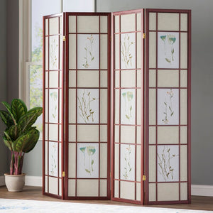 Cherry Pothier Gia 4 Panel Room Divider
