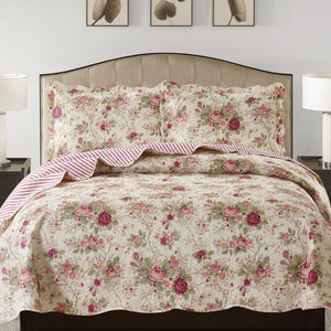 Suzy Rose - Three Piece Quilt Set