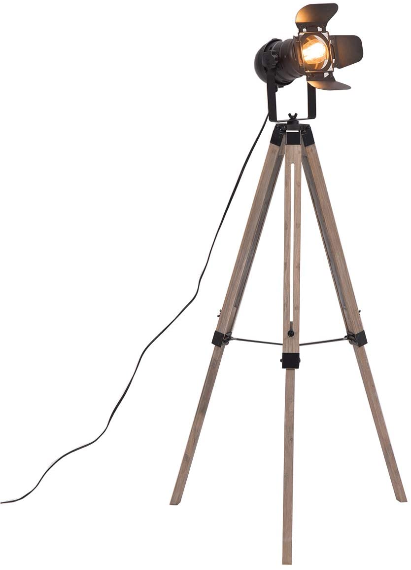 Parudo - Rustic Tripod Floor Lamp