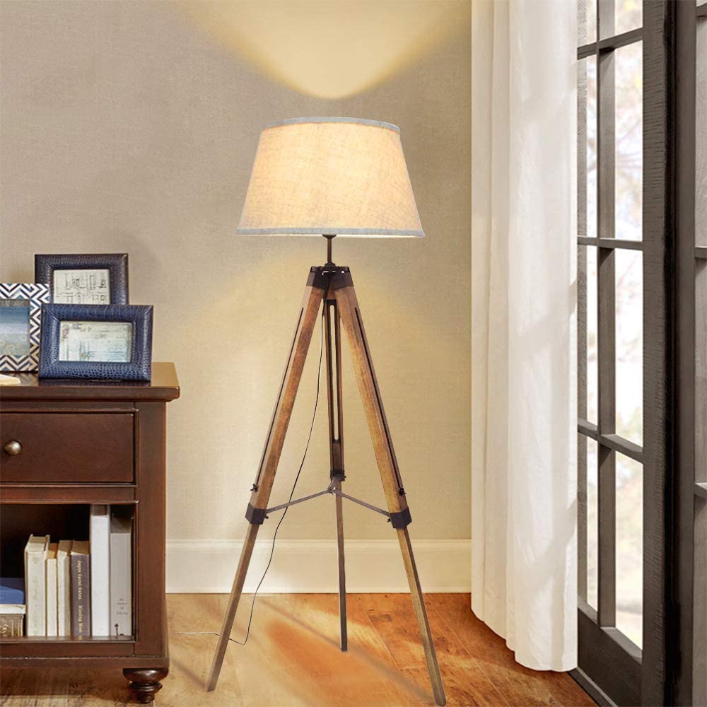 Cipiri - Rustic Tripod Floor Lamp