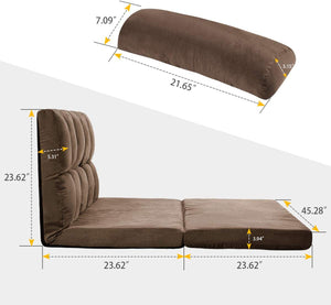 Mody - 2 Pillow Floor Sofa Bed