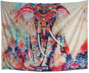 Elephant Mandala Tapestry