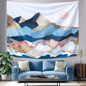 Mountain Sunset Tapestry