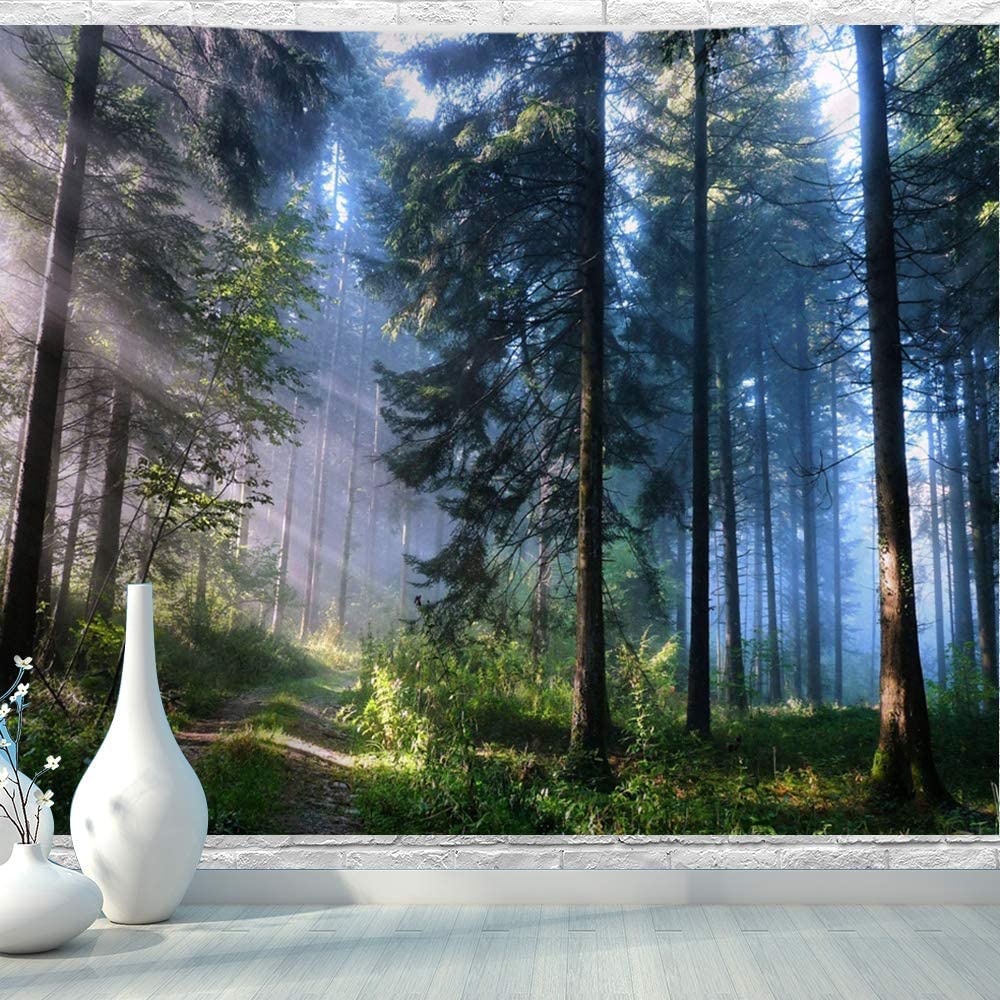 Misty Forest Tapestry