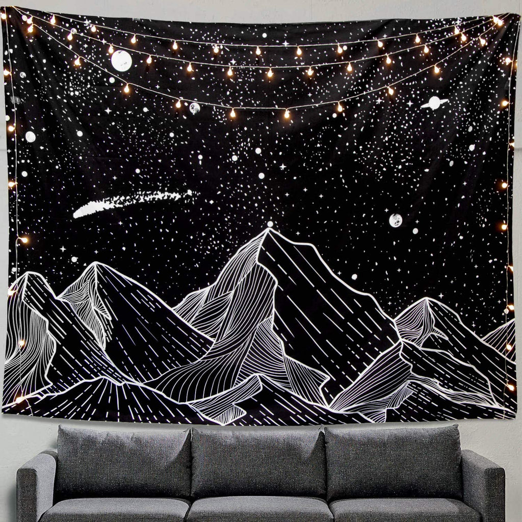 Mountain Moon Tapestry