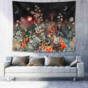 Bohemian Floral Tapestry