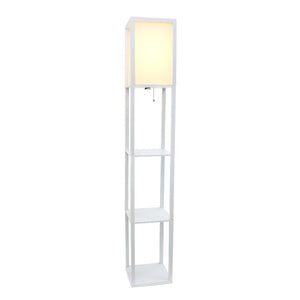 Delore - 63'' Floor Lamp With Shelves