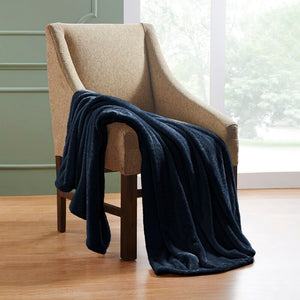 Geoff Modern Velvety Fleece Blanket