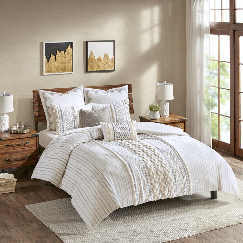 Jenkinsburg 100% Cotton 3 Piece Duvet Cover Set