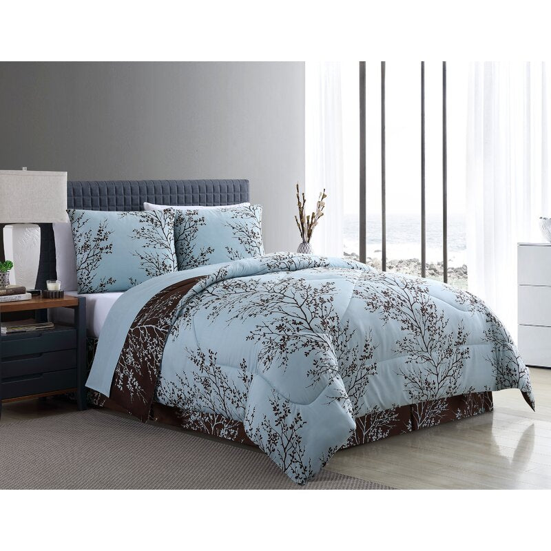 Kulshan 8 Piece Reversible Comforter Set