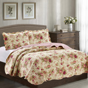 Suzy Rose - Three Piece Quilt Set